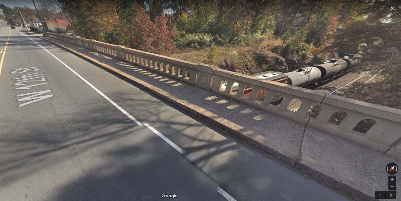 Airborne Vehicle Lands on Top of Moving Train During Crash